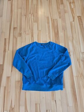 Crewneck Sweatshirt - Teal Size medium Fleece Lands End